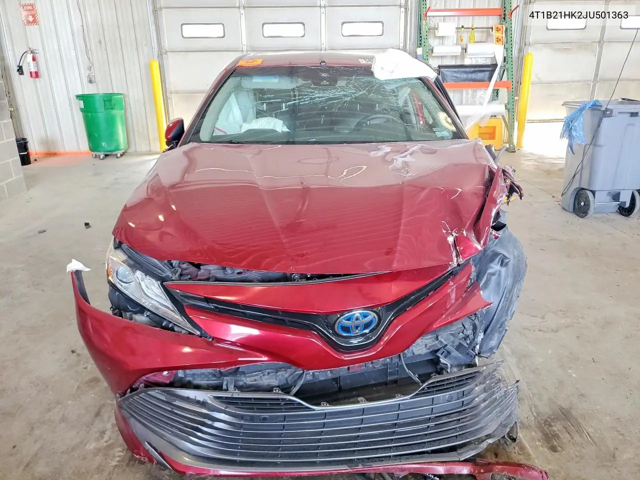 2018 Toyota Camry Hybrid Xle VIN: 4T1B21HK2JU501363 Lot: 58385226
