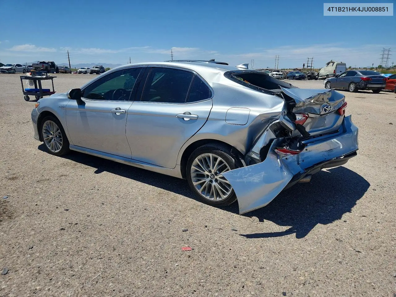 2018 Toyota Camry Hybrid Xle VIN: 4T1B21HK4JU008851 Lot: 58473466