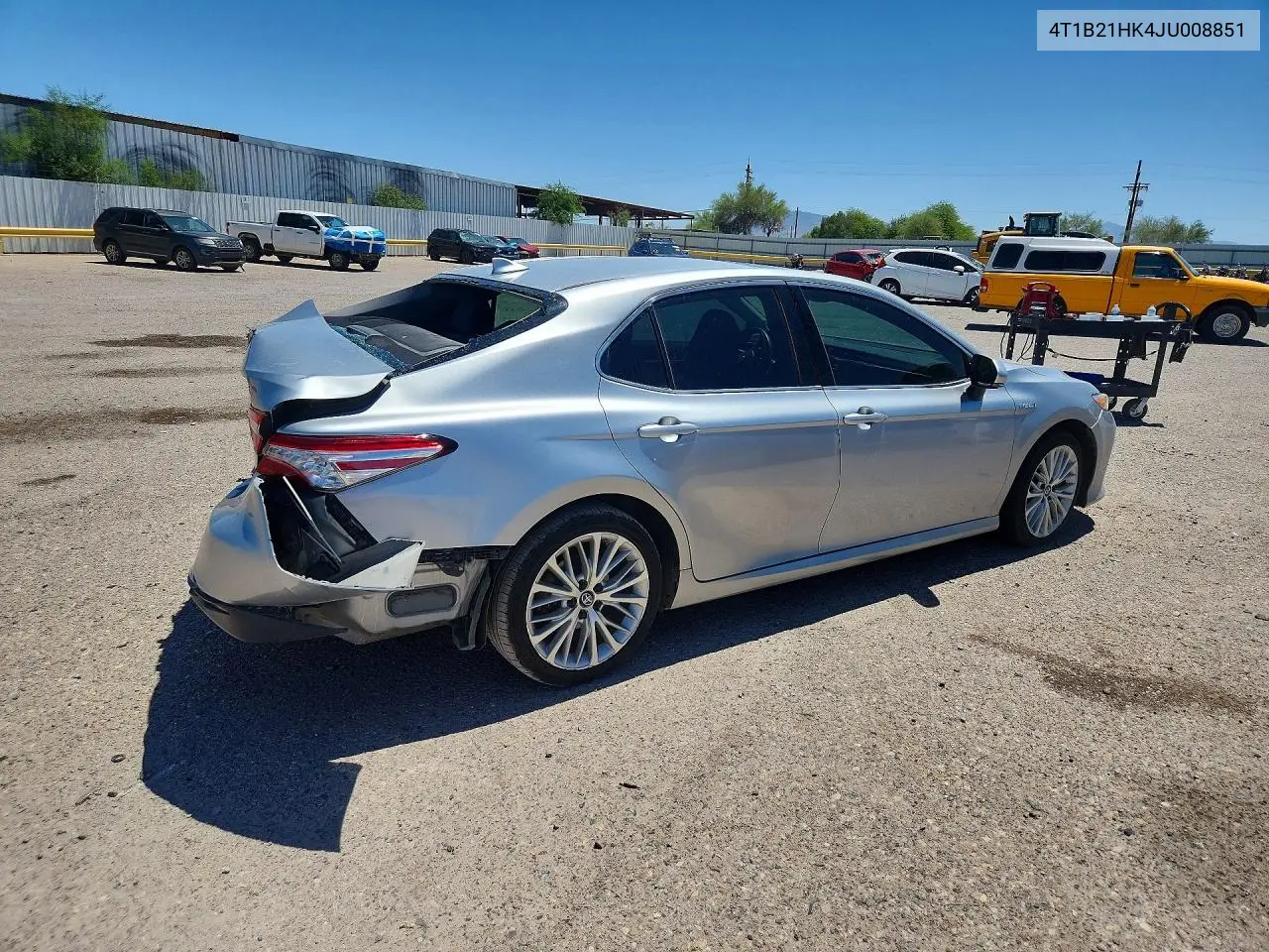 2018 Toyota Camry Hybrid Xle VIN: 4T1B21HK4JU008851 Lot: 58473466