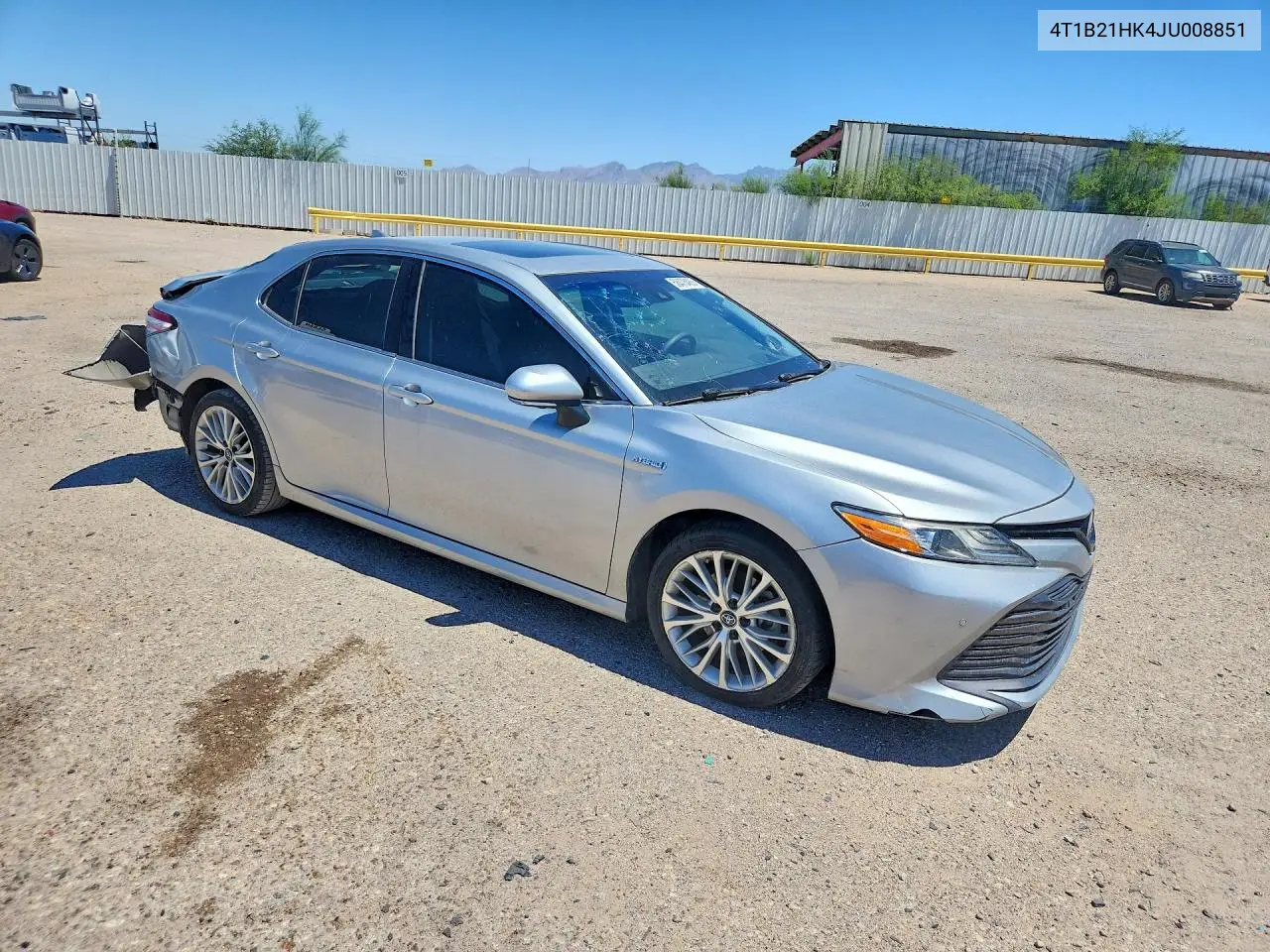 2018 Toyota Camry Hybrid Xle VIN: 4T1B21HK4JU008851 Lot: 58473466