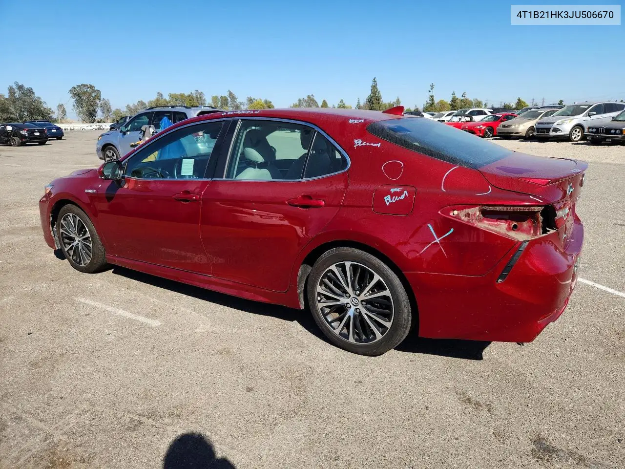 2018 Toyota Camry Hybrid Se VIN: 4T1B21HK3JU506670 Lot: 60060286