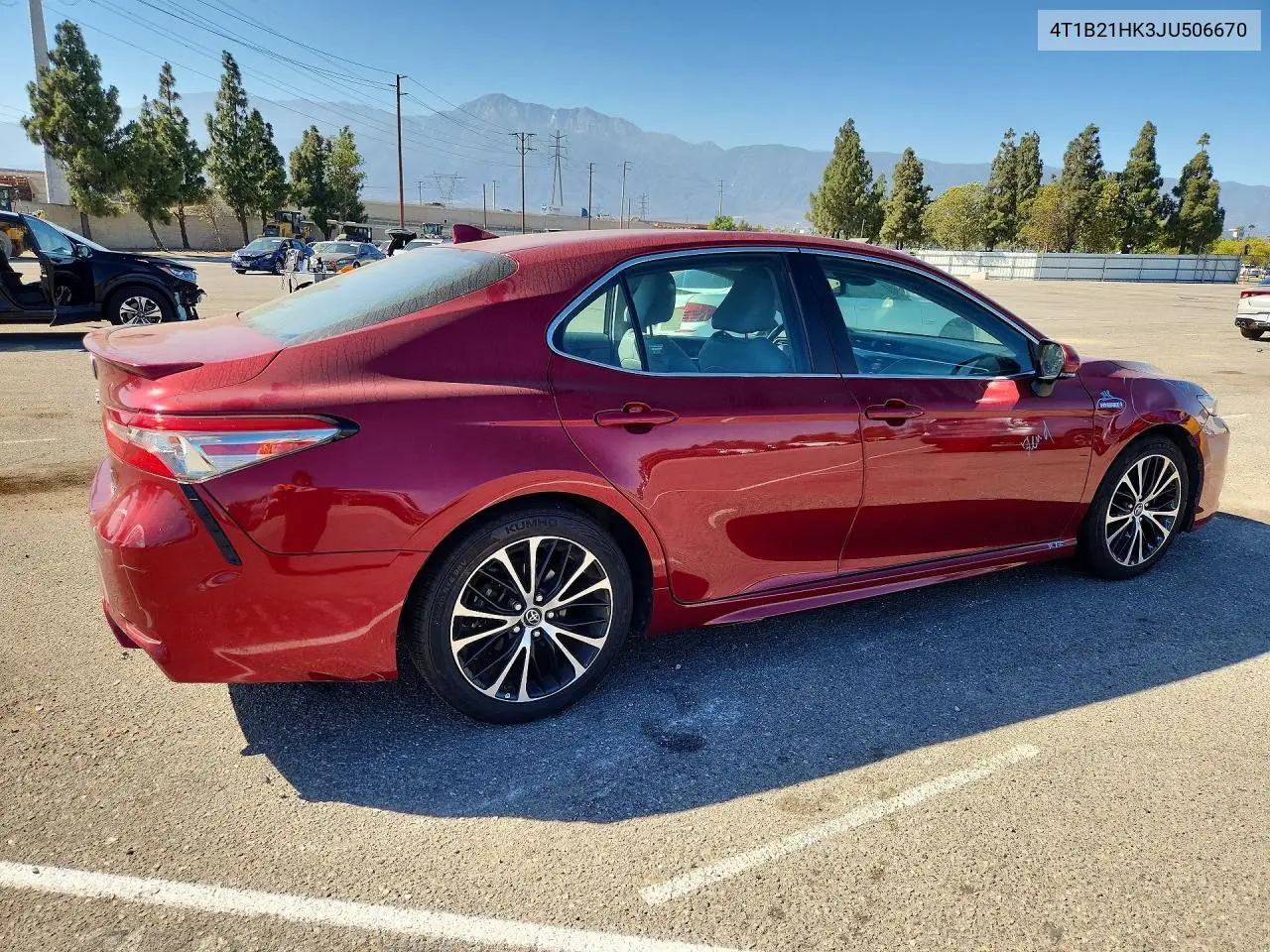 2018 Toyota Camry Hybrid Se VIN: 4T1B21HK3JU506670 Lot: 60060286