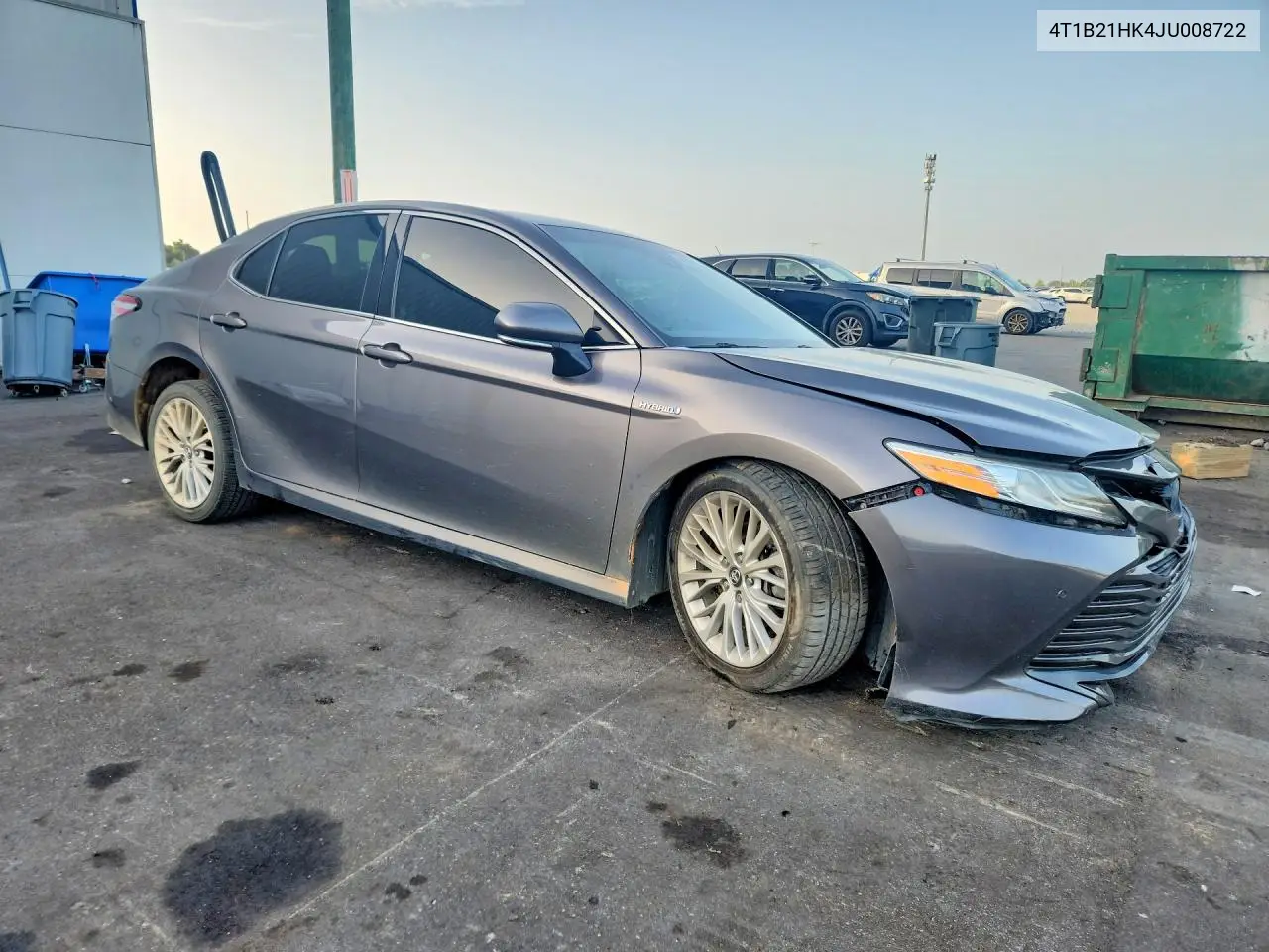 2018 Toyota Camry Hybrid Xle VIN: 4T1B21HK4JU008722 Lot: 60449616
