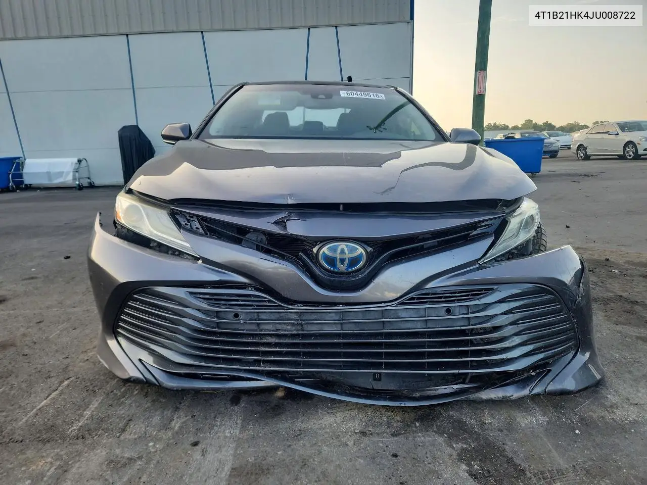 2018 Toyota Camry Hybrid Xle VIN: 4T1B21HK4JU008722 Lot: 60449616
