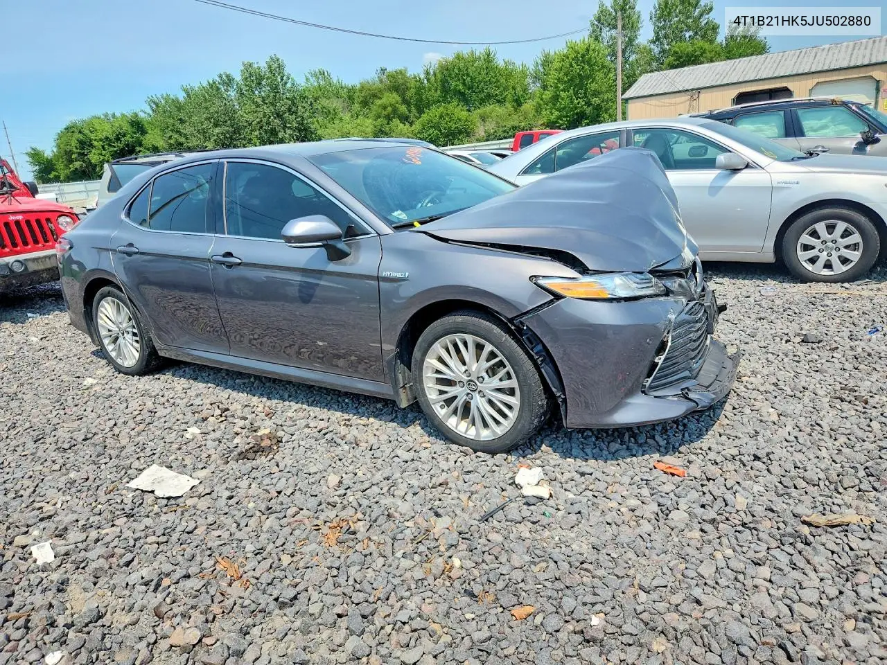 2018 Toyota Camry Hybrid Xle VIN: 4T1B21HK5JU502880 Lot: 60491456