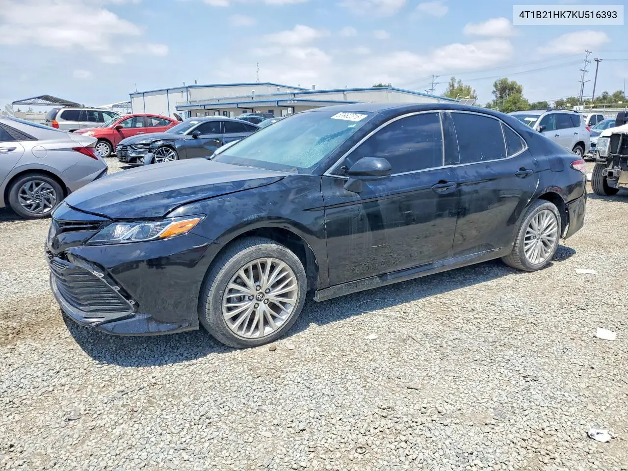 2019 Toyota Camry Hybrid Xle VIN: 4T1B21HK7KU516393 Lot: 53982516