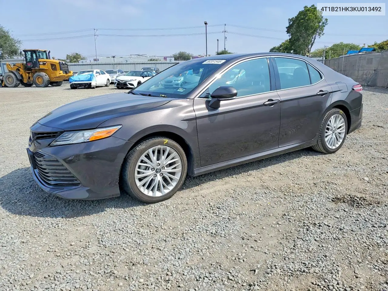 2019 Toyota Camry Hybrid Xle VIN: 4T1B21HK3KU013492 Lot: 56351546