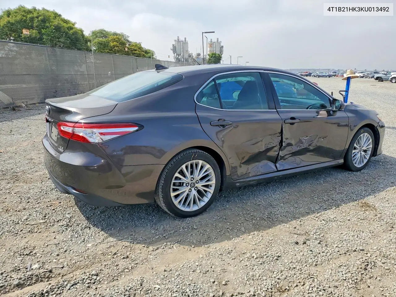 2019 Toyota Camry Hybrid Xle VIN: 4T1B21HK3KU013492 Lot: 56351546
