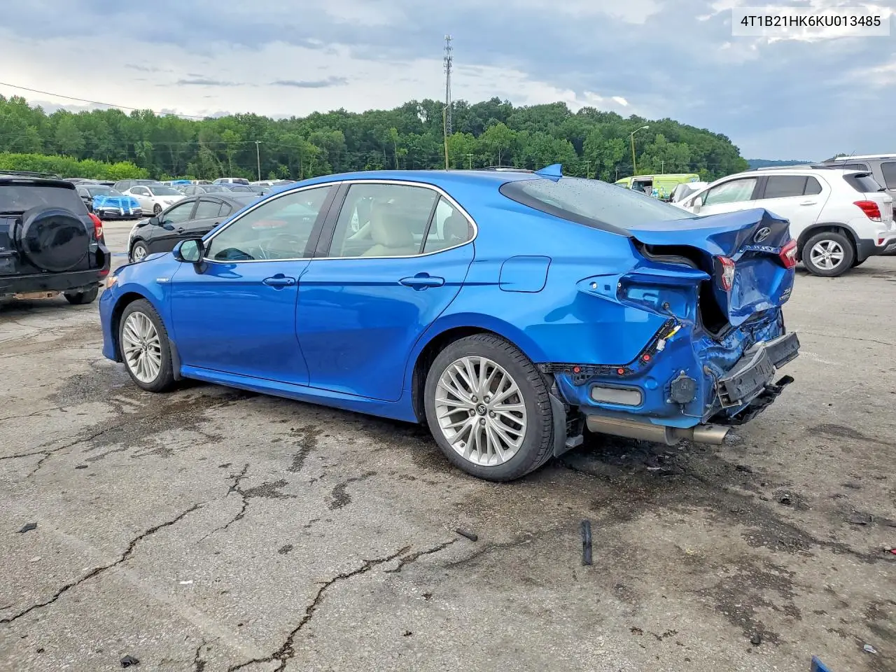 2019 Toyota Camry Hybrid Xle VIN: 4T1B21HK6KU013485 Lot: 57521146