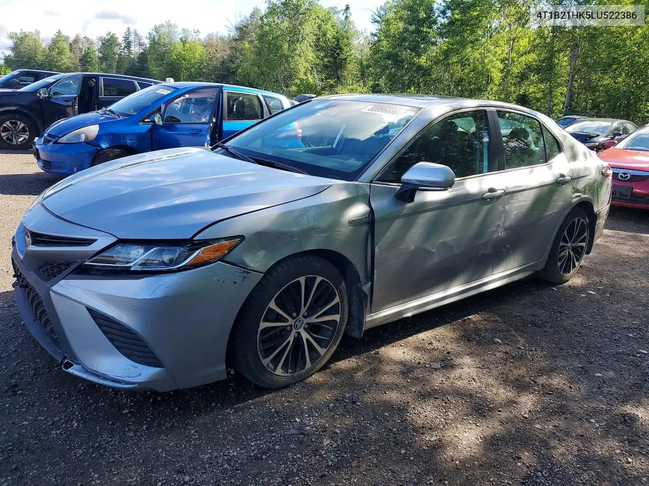 2020 Toyota Camry Hybrid Se VIN: 4T1B21HK5LU522386 Lot: 55996686