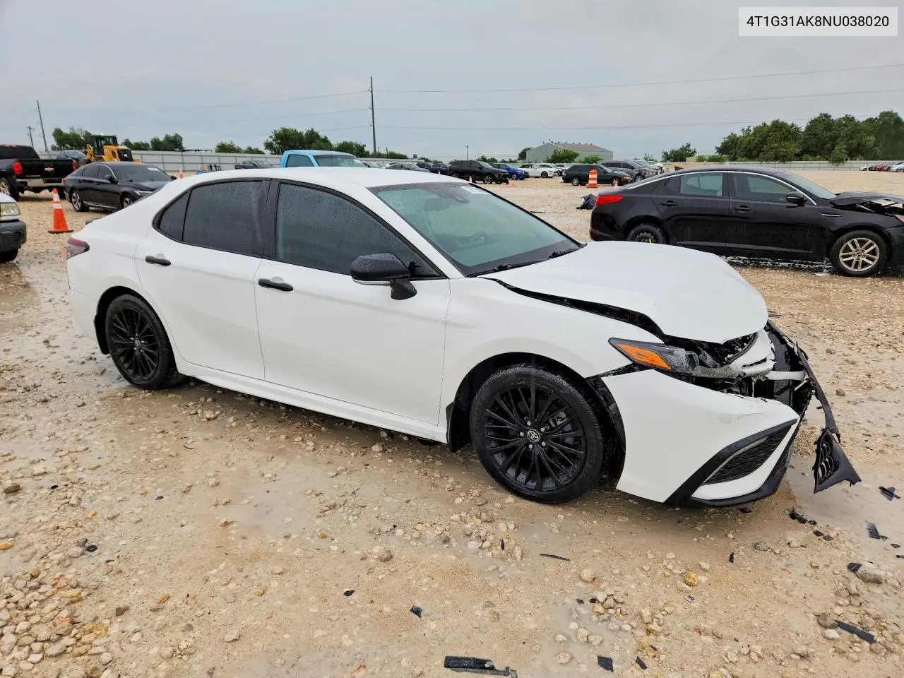 2022 Toyota Camry Hybrid Se Nightshade VIN: 4T1G31AK8NU038020 Lot: 57125356