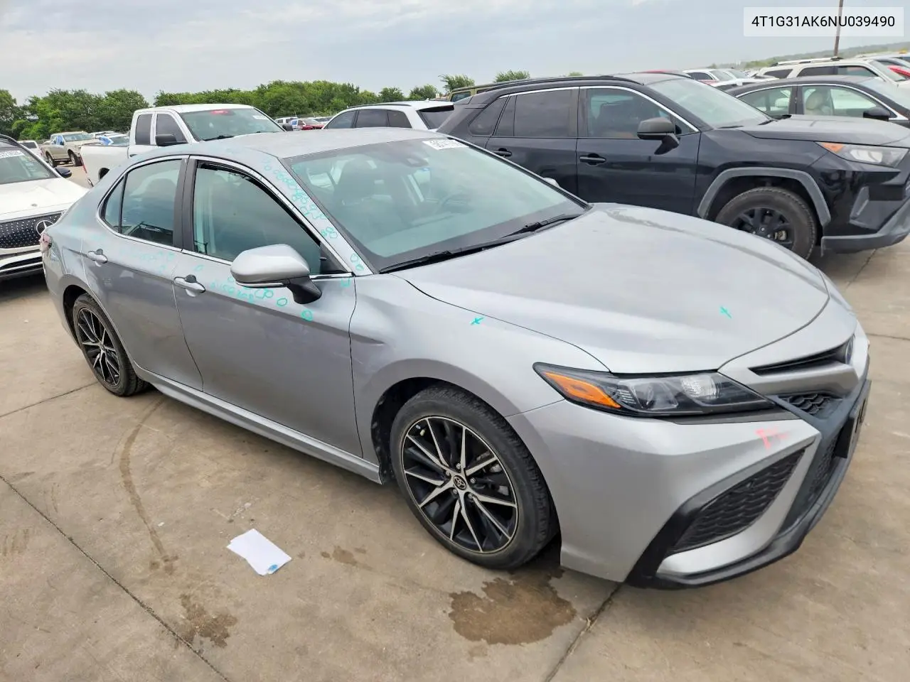 2022 Toyota Camry Hybrid Se VIN: 4T1G31AK6NU039490 Lot: 58741796