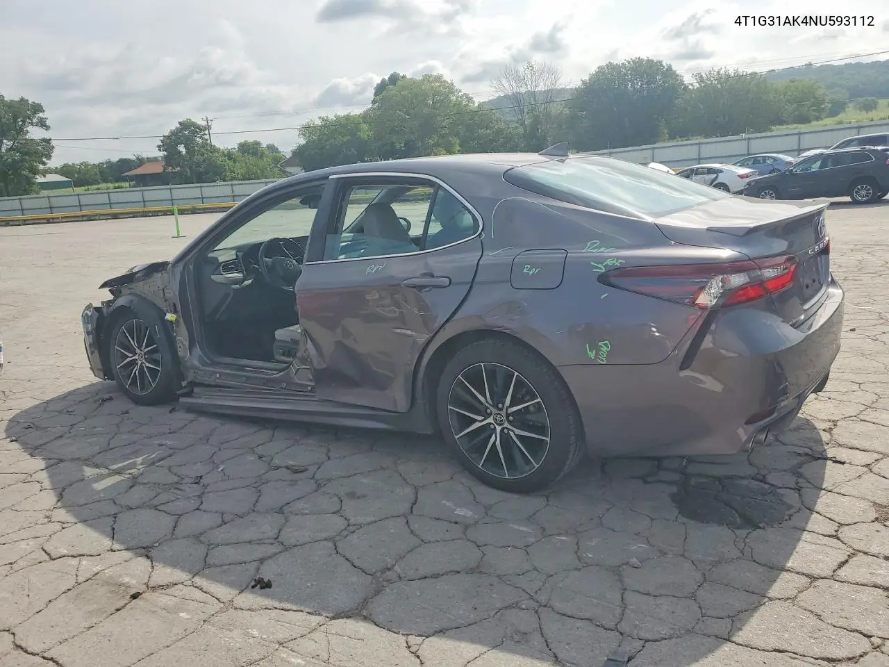 2022 Toyota Camry Hybrid Se VIN: 4T1G31AK4NU593112 Lot: 61670386
