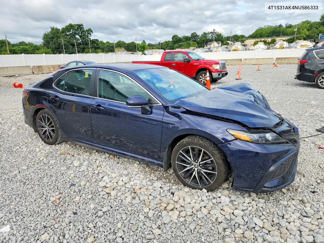 2022 Toyota Camry Hybrid Se VIN: 4T1S31AK4NU586333 Lot: 61902486