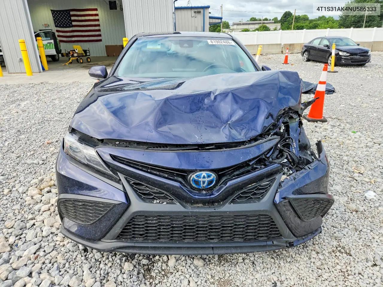2022 Toyota Camry Hybrid Se VIN: 4T1S31AK4NU586333 Lot: 61902486