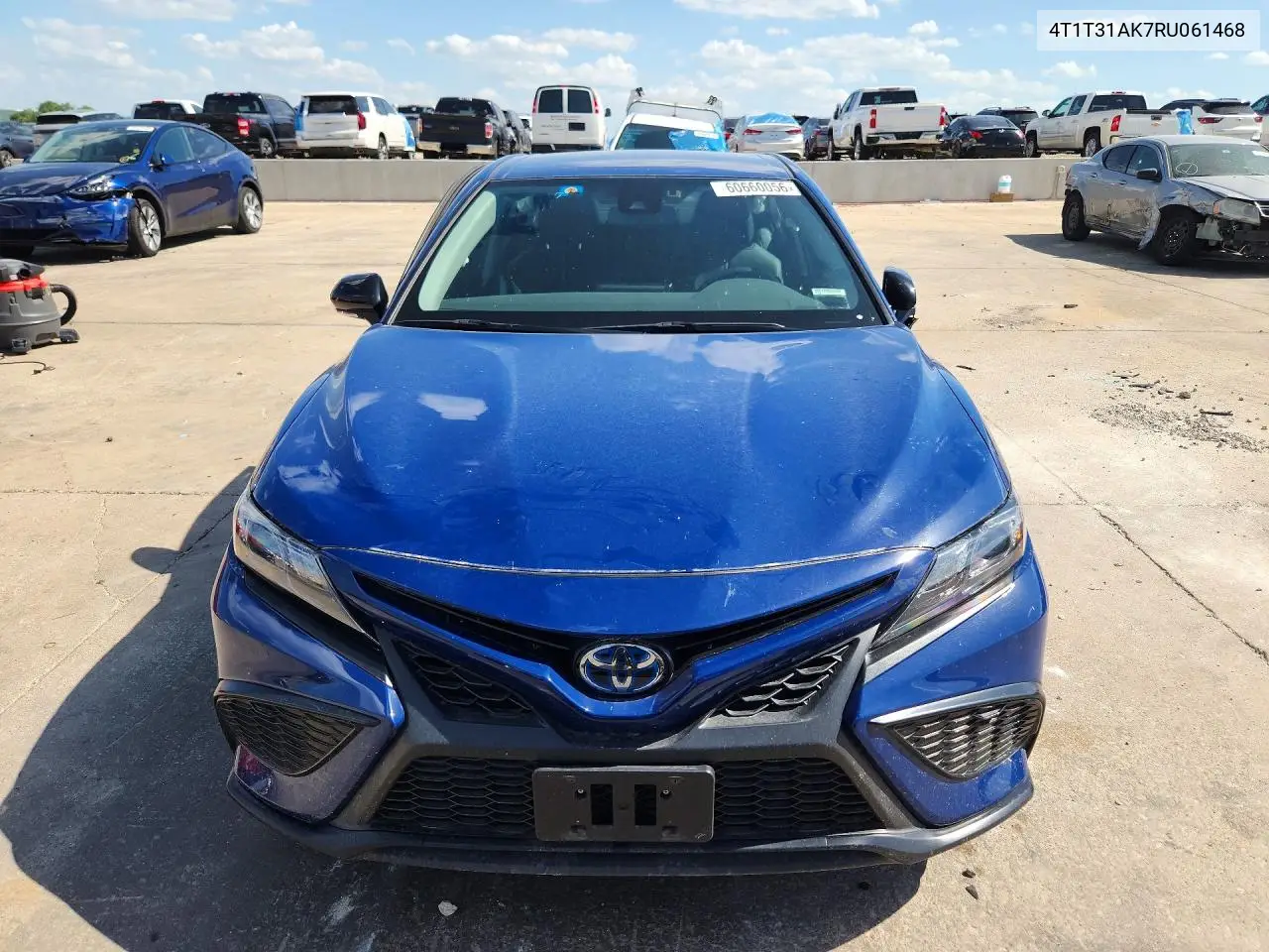 2024 Toyota Camry Hybrid Se Nightshade VIN: 4T1T31AK7RU061468 Lot: 60660056