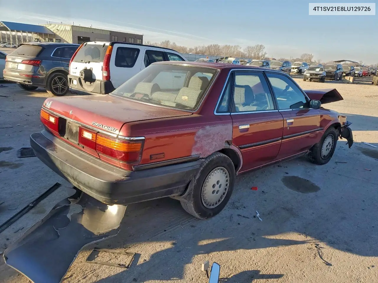 4T1SV21E8LU129726 1990 Toyota Camry Dlx
