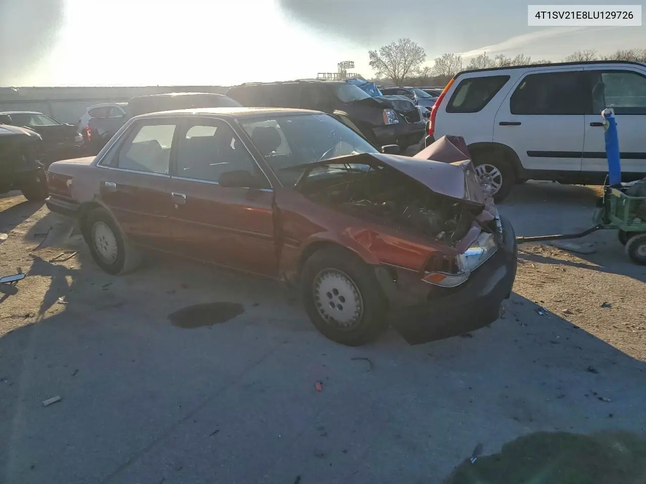 4T1SV21E8LU129726 1990 Toyota Camry Dlx