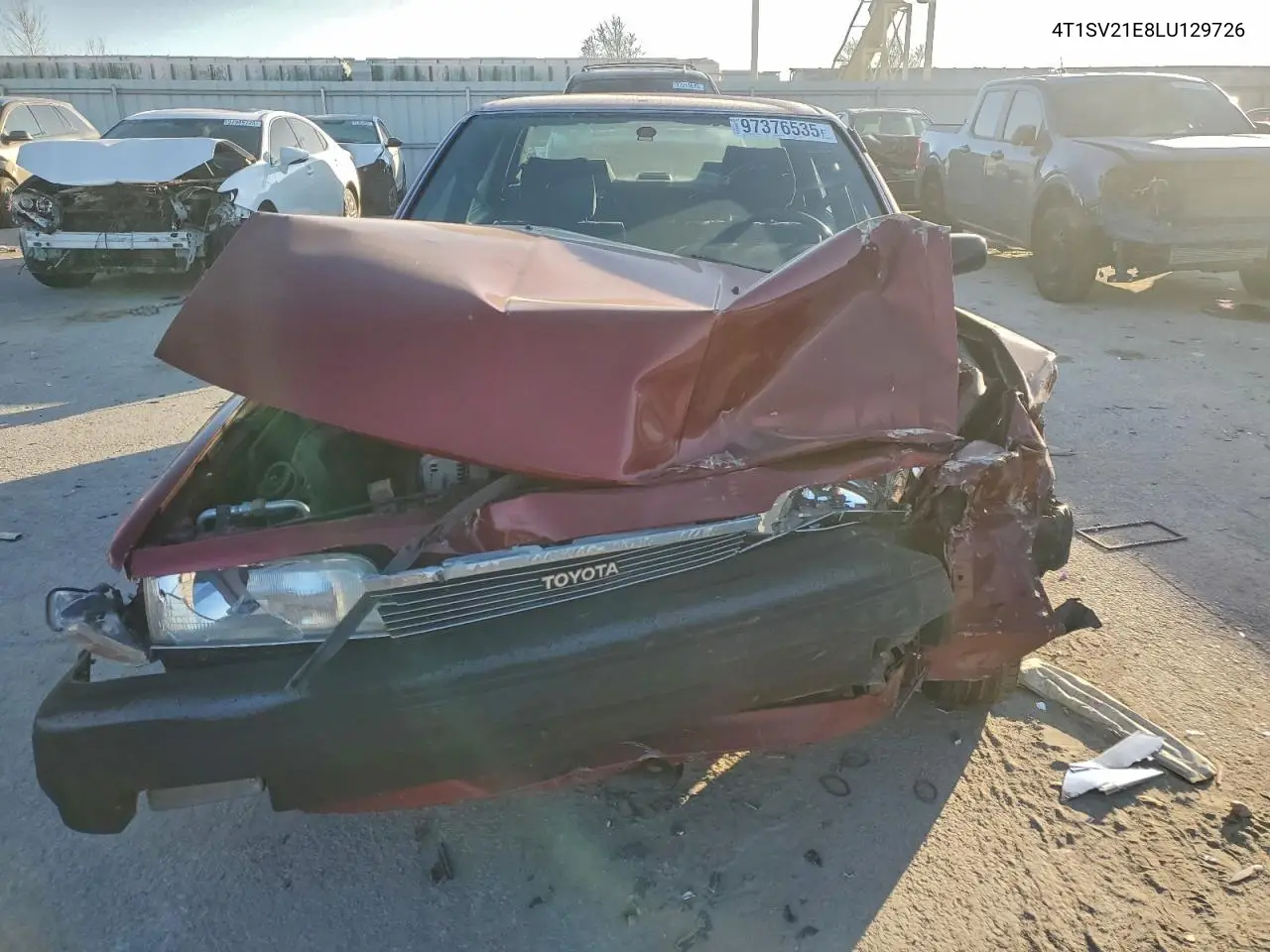 4T1SV21E8LU129726 1990 Toyota Camry Dlx