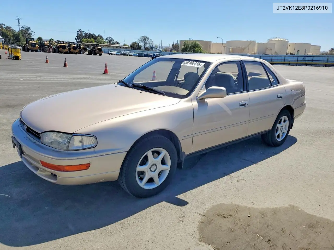 1993 Toyota Camry Le VIN: JT2VK12E8P0216910 Lot: 59166456
