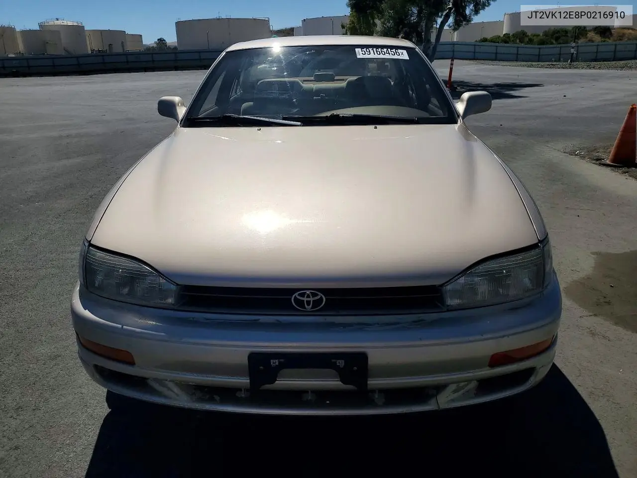 1993 Toyota Camry Le VIN: JT2VK12E8P0216910 Lot: 59166456