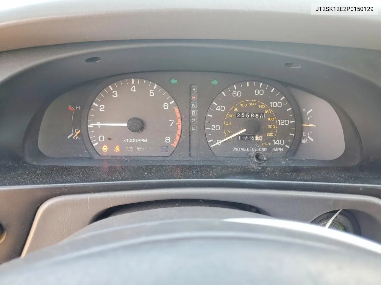 1993 Toyota Camry Le VIN: JT2SK12E2P0150129 Lot: 62350326
