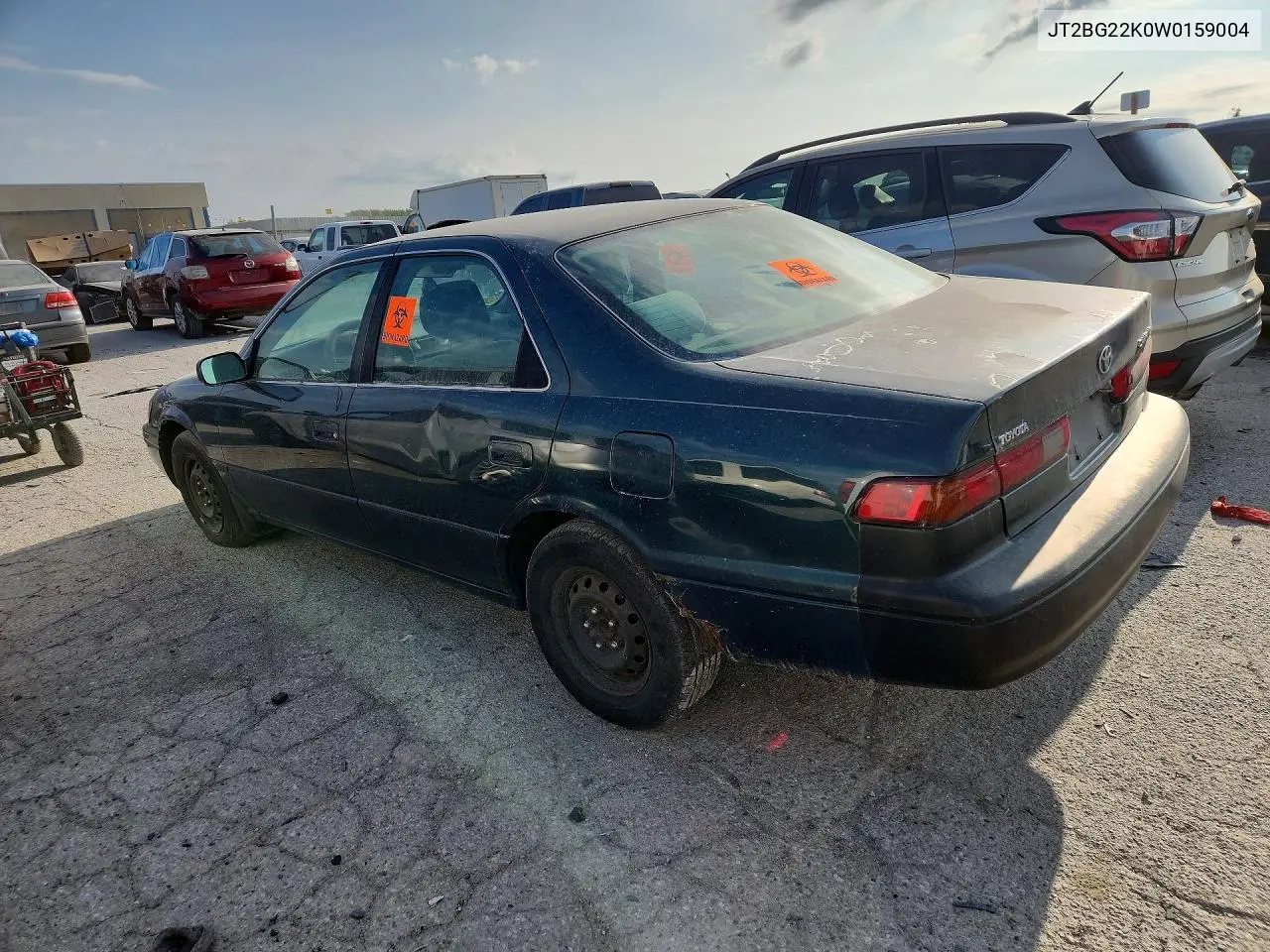 1998 Toyota Camry Le VIN: JT2BG22K0W0159004 Lot: 61567936