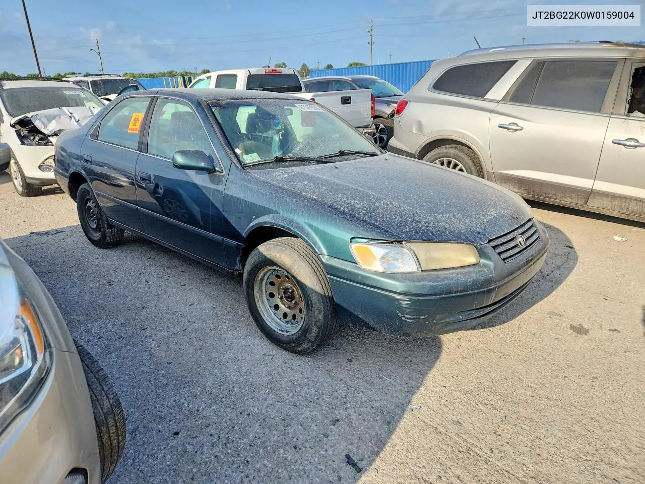 1998 Toyota Camry Le VIN: JT2BG22K0W0159004 Lot: 61567936