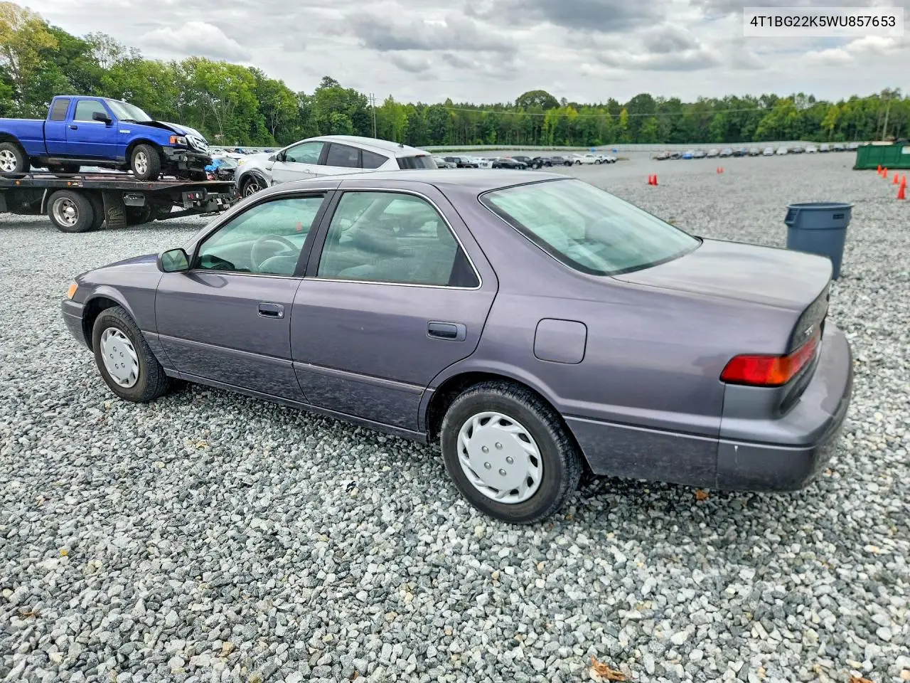 1998 Toyota Camry Le VIN: 4T1BG22K5WU857653 Lot: 62428656