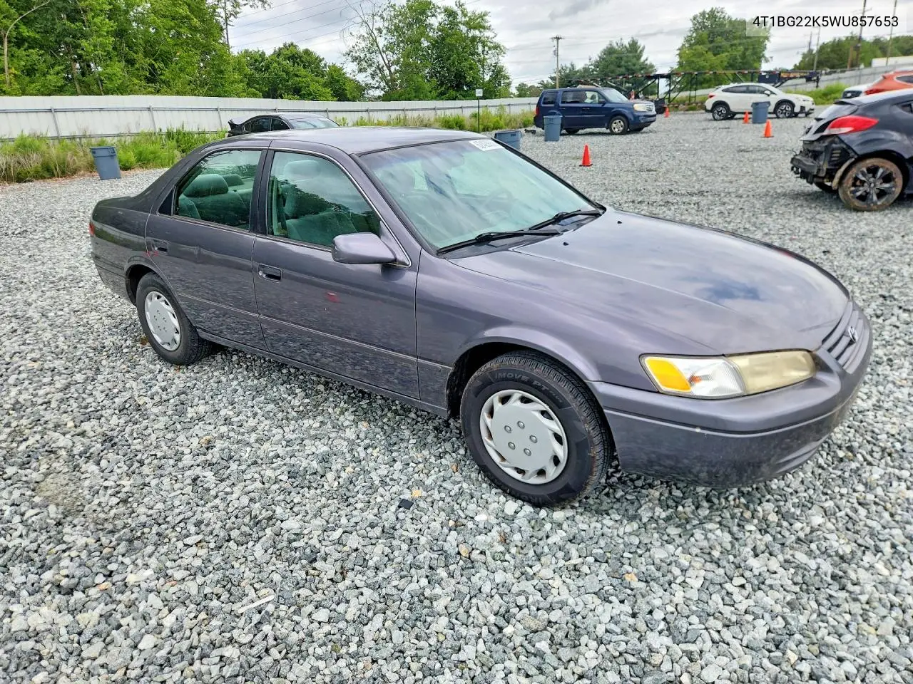 1998 Toyota Camry Le VIN: 4T1BG22K5WU857653 Lot: 62428656