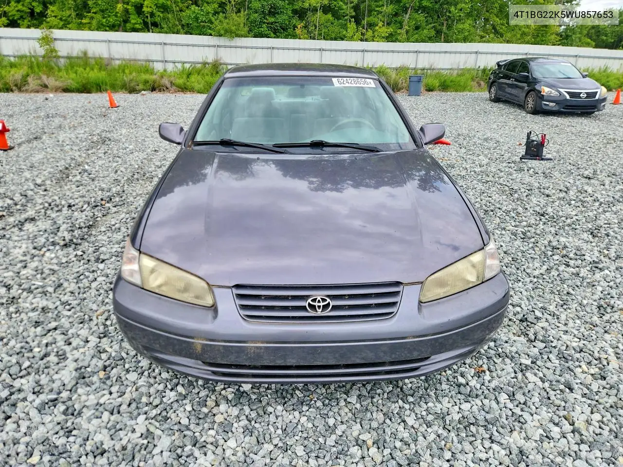 1998 Toyota Camry Le VIN: 4T1BG22K5WU857653 Lot: 62428656