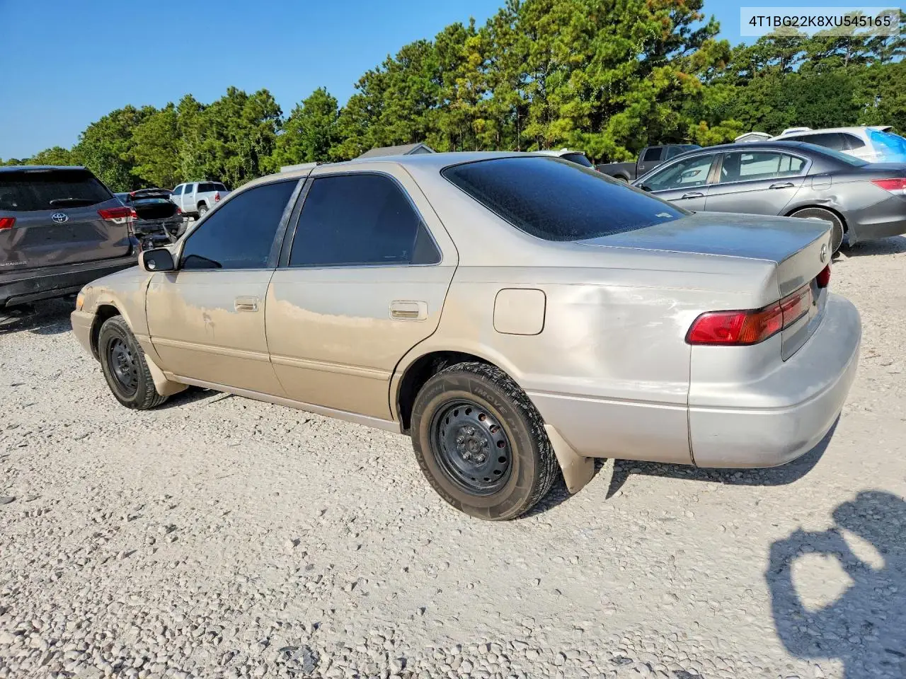 1999 Toyota Camry Le VIN: 4T1BG22K8XU545165 Lot: 61231356