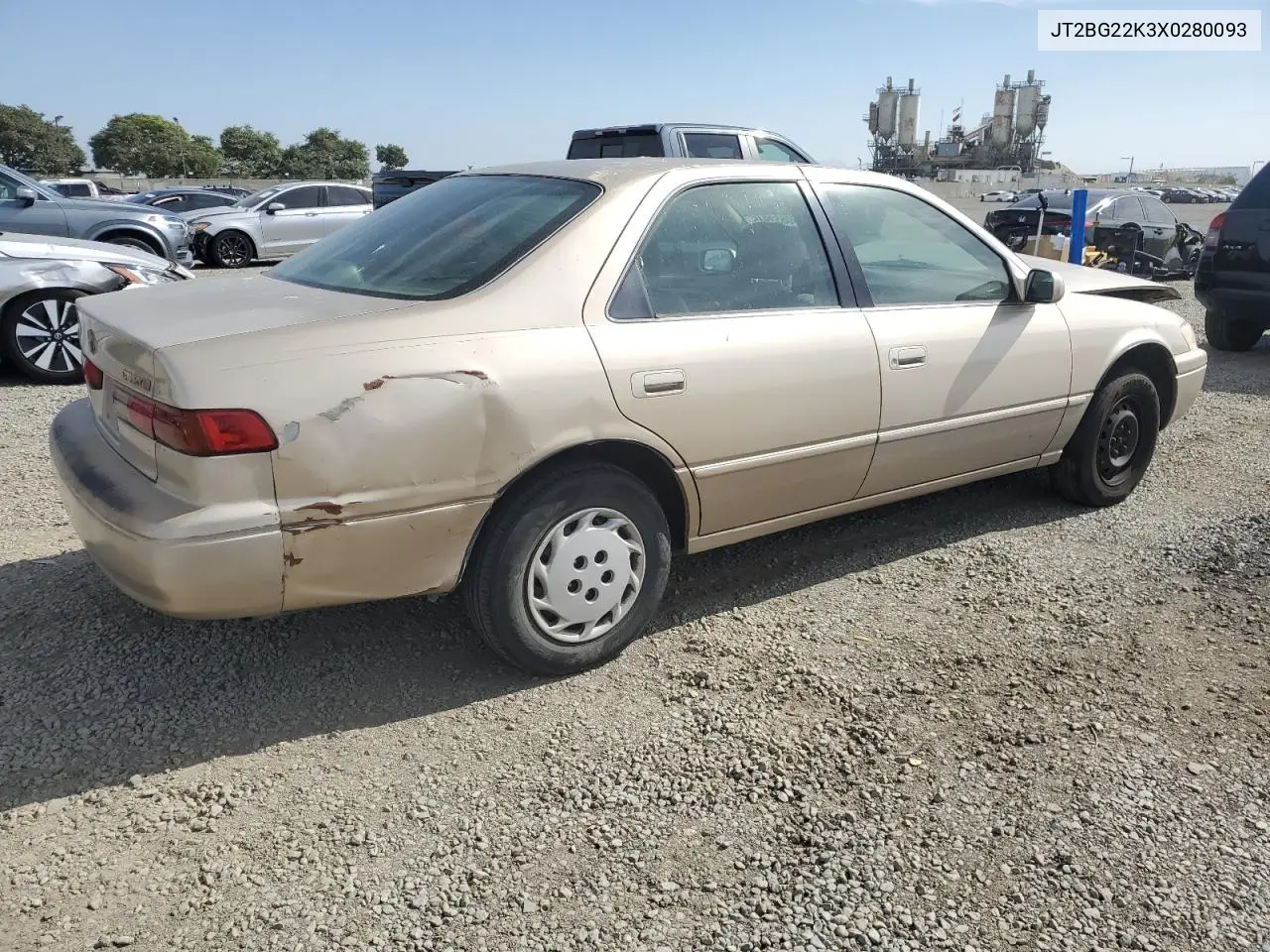 JT2BG22K3X0280093 1999 Toyota Camry Le