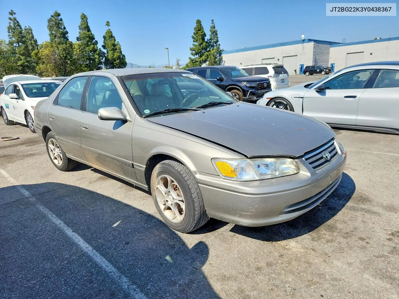 2000 Toyota Camry VIN: JT2BG22K3Y0438367 Lot: 54489716