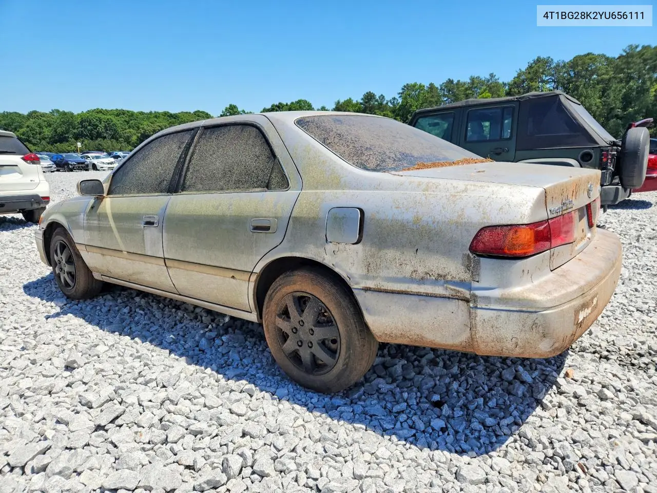 2000 Toyota Camry Le VIN: 4T1BG28K2YU656111 Lot: 56059596