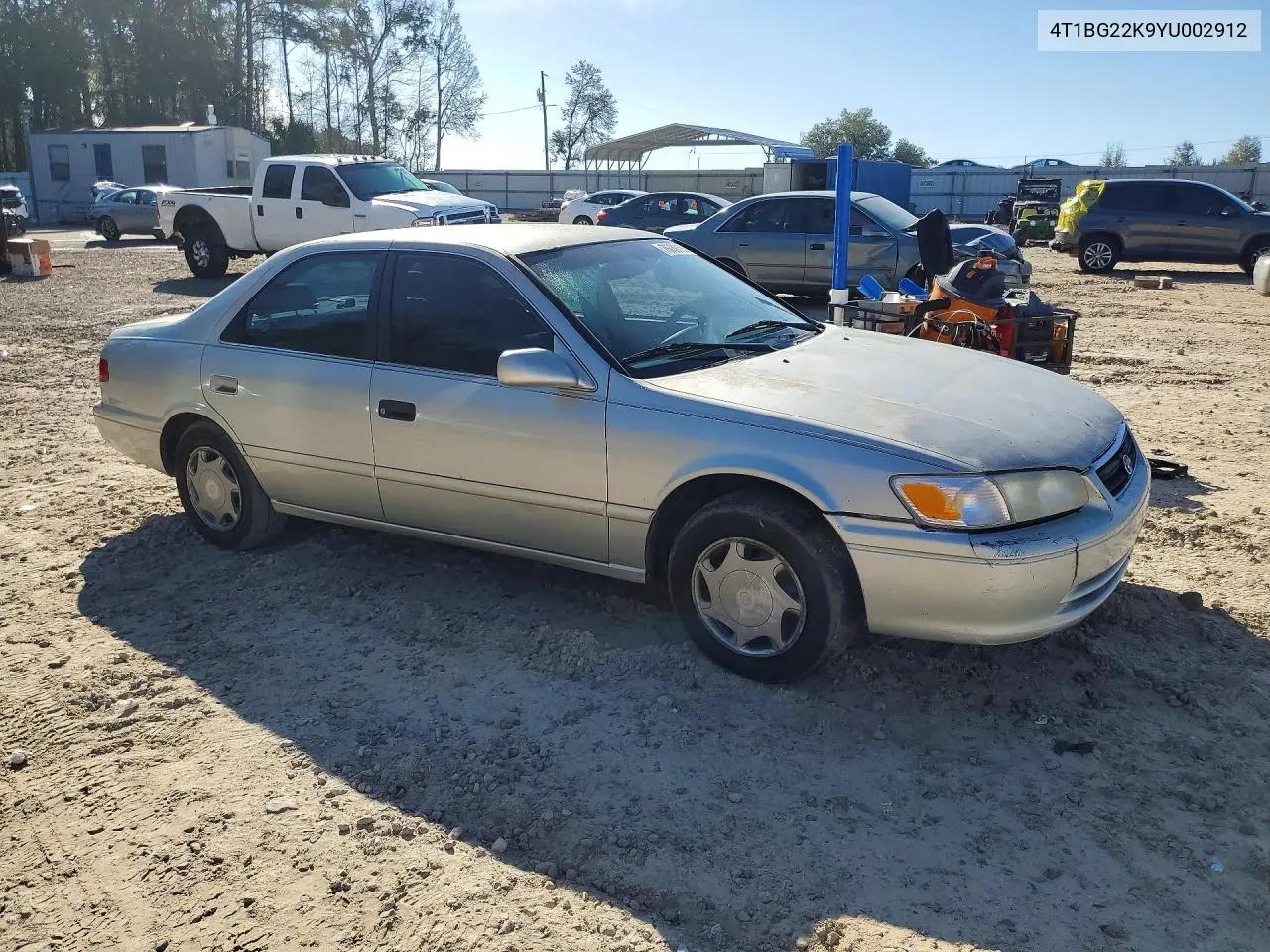 2000 Toyota Camry Ce VIN: 4T1BG22K9YU002912 Lot: 76739155