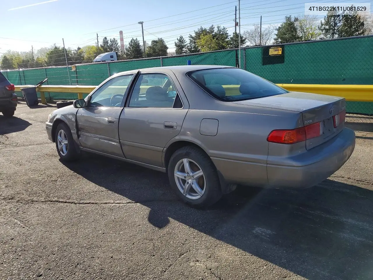 4T1BG22K11U081529 2001 Toyota Camry Ce