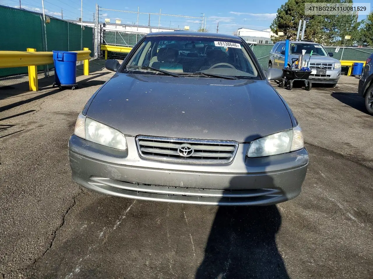 4T1BG22K11U081529 2001 Toyota Camry Ce