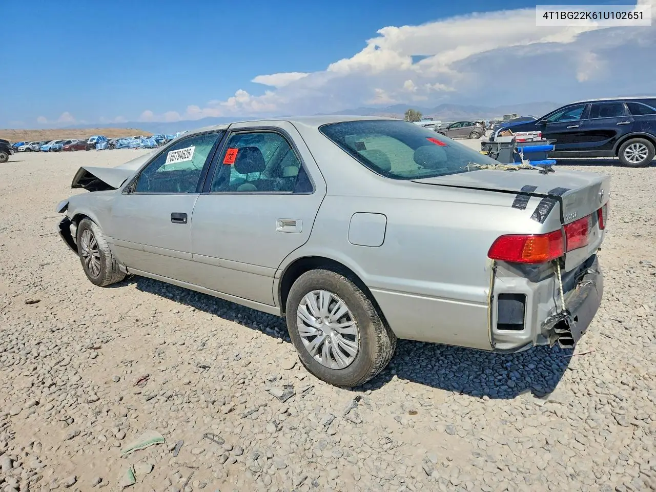 2001 Toyota Camry Le VIN: 4T1BG22K61U102651 Lot: 60794626