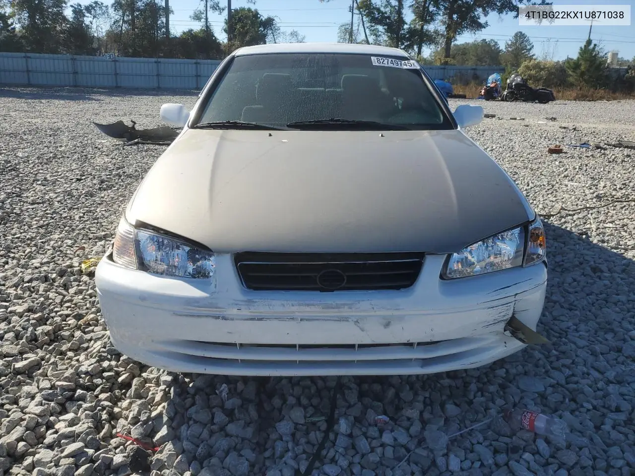 4T1BG22KX1U871038 2001 Toyota Camry Ce