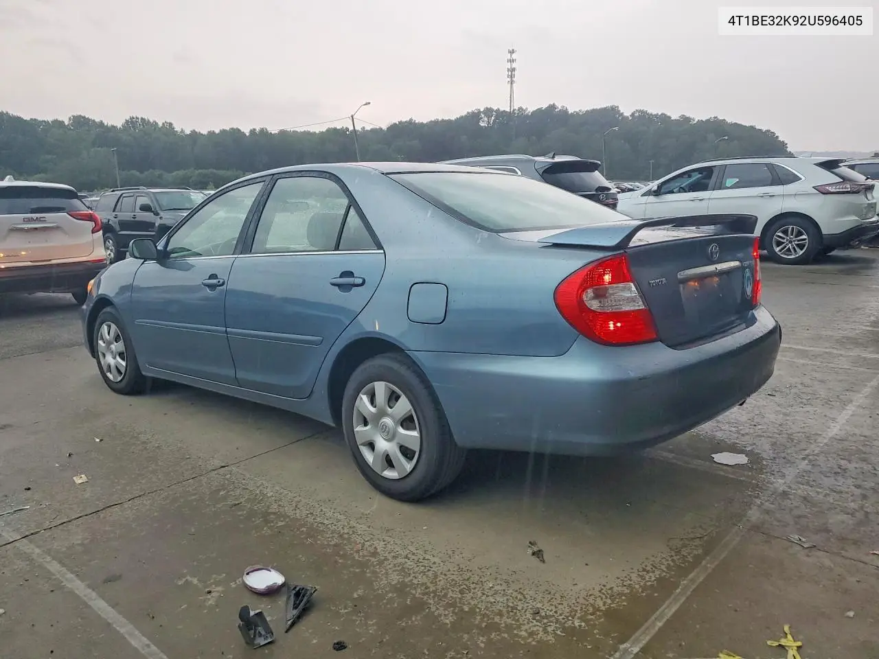 2002 Toyota Camry Le VIN: 4T1BE32K92U596405 Lot: 61980456