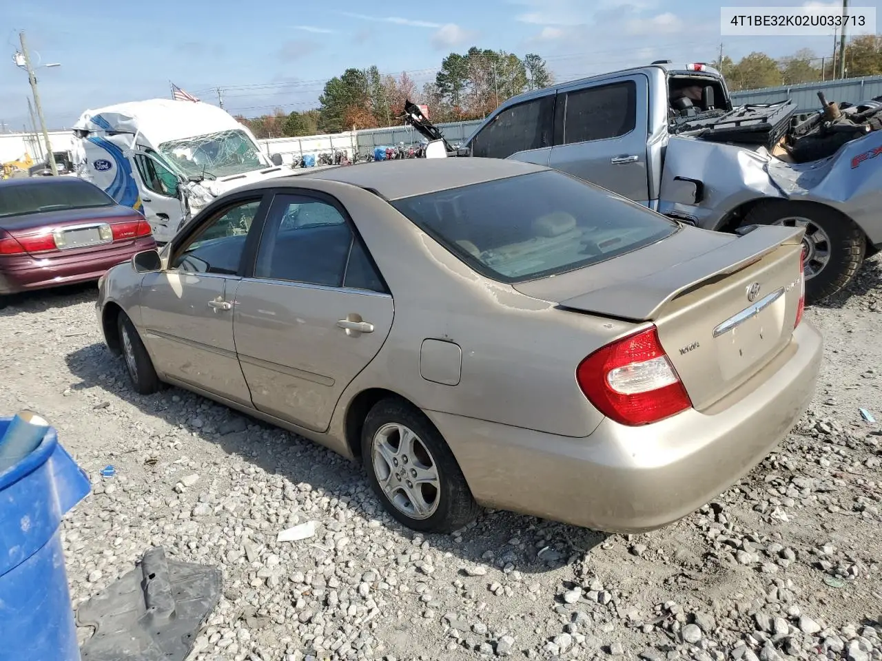 4T1BE32K02U033713 2002 Toyota Camry Le