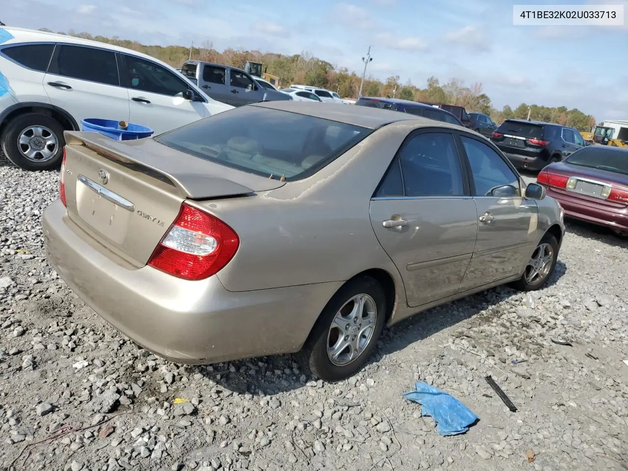 4T1BE32K02U033713 2002 Toyota Camry Le