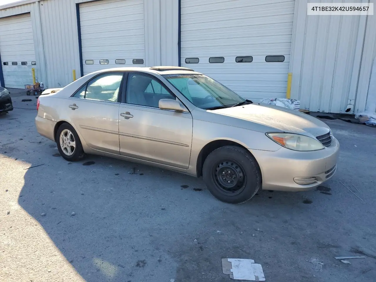 4T1BE32K42U594657 2002 Toyota Camry Le