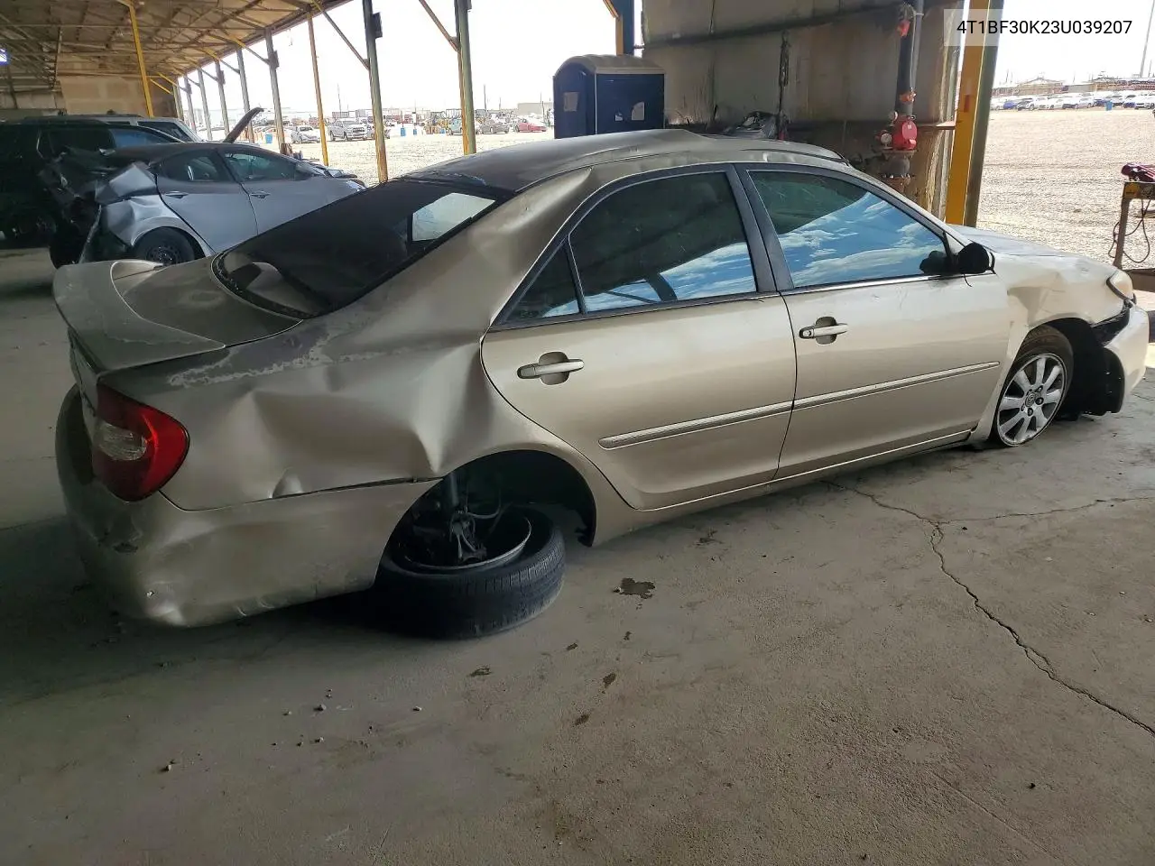 2003 Toyota Camry Xle V6 VIN: 4T1BF30K23U039207 Lot: 58743146