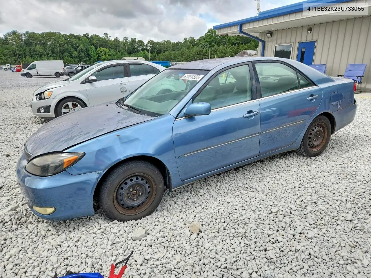 2003 Toyota Camry Xle VIN: 4T1BE32K23U733055 Lot: 61027826