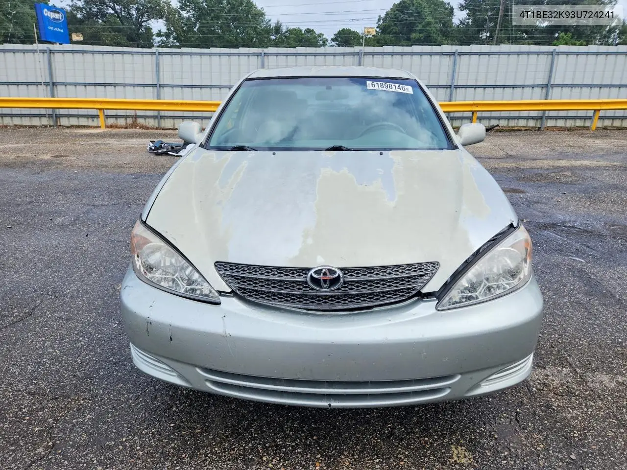 2003 Toyota Camry Le VIN: 4T1BE32K93U724241 Lot: 61898146