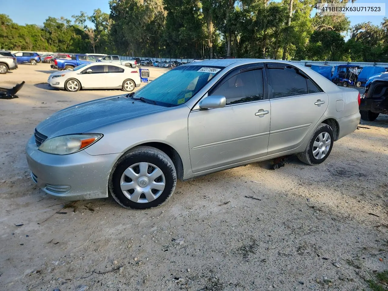 2003 Toyota Camry Le VIN: 4T1BE32K63U717523 Lot: 62271986