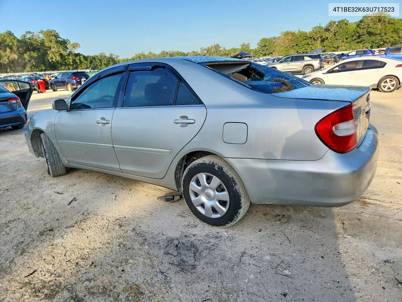 2003 Toyota Camry Le VIN: 4T1BE32K63U717523 Lot: 62271986