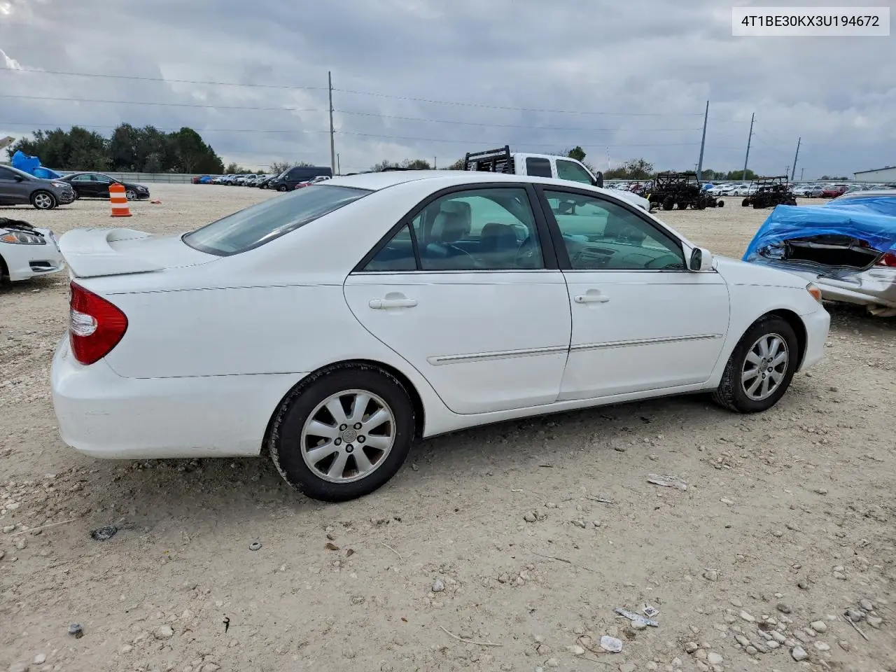 4T1BE30KX3U194672 2003 Toyota Camry Le
